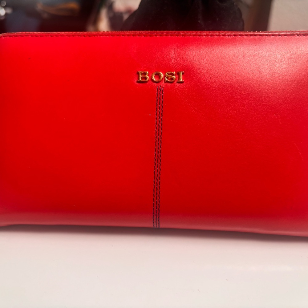 Bosi Vibrant Red Women's Wallet leather